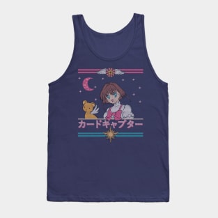 Sakura Ugly Sweater Anime Pink Aesthetic Kawaii style Shojo Manga Tank Top